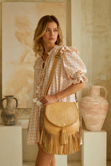 Deus Lyrebird Bag Biscuit/Gold - Jodi Lee