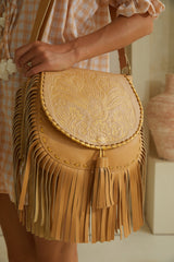 Deus Lyrebird Bag Biscuit/Gold - Jodi Lee