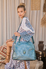 Mini Queen Deus Bag Metallic Teal - Jodi Lee