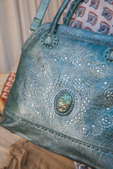 Mini Queen Deus Bag Metallic Teal - Jodi Lee