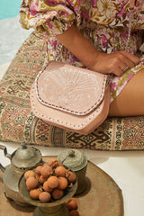 Mini Lyrebird Love Bag Metallic Pink/Silver - Jodi Lee