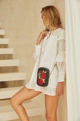 Rose Phone Bag Black - Jodi Lee