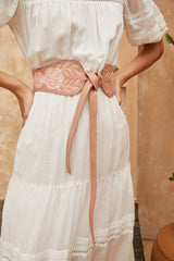 Charm Rose Belt Pink Nude - Jodi Lee