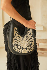 Mini Lyrebird Tassel Bag Black - Jodi Lee