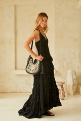 Mini Lyrebird Tassel Bag Black - Jodi Lee