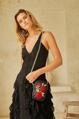 Rose Phone Bag Black - Jodi Lee