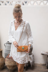 Hiawatha Feather Wallet Antique Tan - Jodi Lee