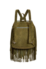 Akaroa Rose Backpack Olive - Jodi Lee