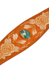 Akaroa Rose Belt Antique Tan - Jodi Lee