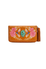 Akaroa Rose Wallet Antique Tan - Jodi Lee