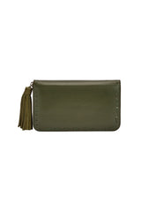 Akaroa Rose Wallet Olive - Jodi Lee