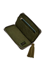 Akaroa Rose Wallet Olive - Jodi Lee