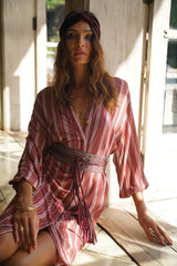 Antheia Belt Metallic Burgundy - Jodi Lee