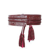 Antheia Belt Metallic Burgundy - Jodi Lee