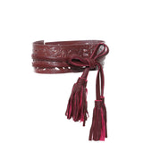 Antheia Belt Metallic Burgundy - Jodi Lee