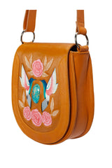 Charm Hummingbird Rose Bag Antique Tan - Jodi Lee