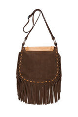 Deus Peacock Bag Antique Tan/Dark Choc - Jodi Lee
