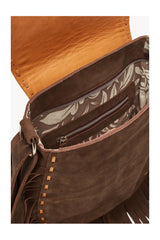 Deus Peacock Bag Antique Tan/Dark Choc - Jodi Lee