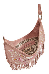 Georgina Embroidery Bag Dusty Pink - Jodi Lee