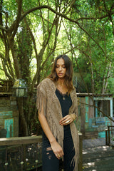 Gigi Shawl Taupe - Jodi Lee