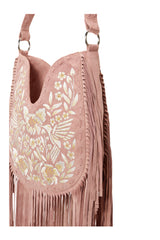 Heavenly Embroidery Bag Dusty Pink - Jodi Lee