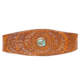 Hiawatha Concho Belt Antique Medium Brown - Jodi Lee