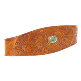 Hiawatha Concho Belt Antique Medium Brown - Jodi Lee