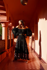 Hiawatha Cuff Belt Black - Jodi Lee