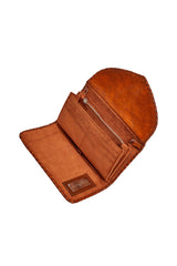 Hiawatha Feather Wallet Antique Medium Brown - Jodi Lee