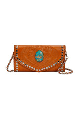 Hiawatha Feather Wallet Antique Tan - Jodi Lee