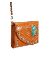 Hiawatha Feather Wallet Antique Tan - Jodi Lee