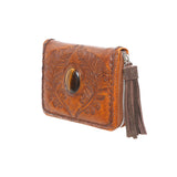Hiawatha Mini Wallet Antique Medium Brown - Jodi Lee