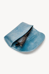 Hula Concho Glasses Case Metallic Denim - Jodi Lee