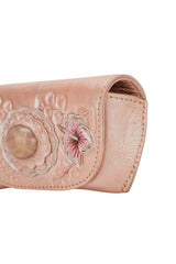 Hula Concho Glasses Case Metallic Pink - Jodi Lee