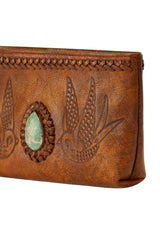 Lost Bird Pouch Antique Medium Brown - Jodi Lee