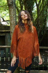 Lotus Mandala Jacket Rust - Jodi Lee