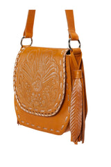 Lyrebird Love Bag Antique Tan/Silver - Jodi Lee