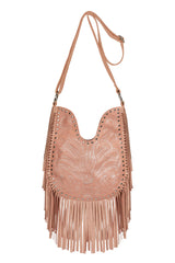 Lyrebird Stud Bag Metallic Pink/Silver - Jodi Lee