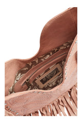 Lyrebird Stud Bag Metallic Pink/Silver - Jodi Lee