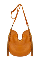 Lyrebird Tassel Bag Antique Tan/Gold - Jodi Lee