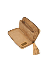 Lyrebird Wallet Biscuit/Gold - Jodi Lee