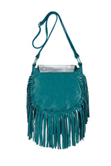 Mini Deus Peacock Bag Metallic Teal - Jodi Lee