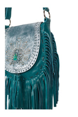 Mini Deus Peacock Bag Metallic Teal - Jodi Lee