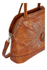 Mini Queen Peacock Bag Antique Medium Brown - Jodi Lee