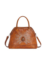 Mini Queen Peacock Bag Antique Medium Brown - Jodi Lee