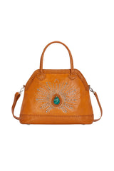 Mini Queen Peacock Bag Antique Tan - Jodi Lee