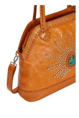 Mini Queen Peacock Bag Antique Tan - Jodi Lee