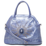 Mini Queen Peacock Bag Metallic Violet - Jodi Lee