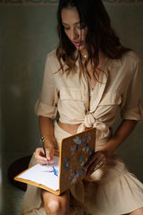 Monterey Notebook Antique Tan - Jodi Lee