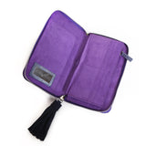 Monterey Peacock Wallet Metallic Violet - Jodi Lee